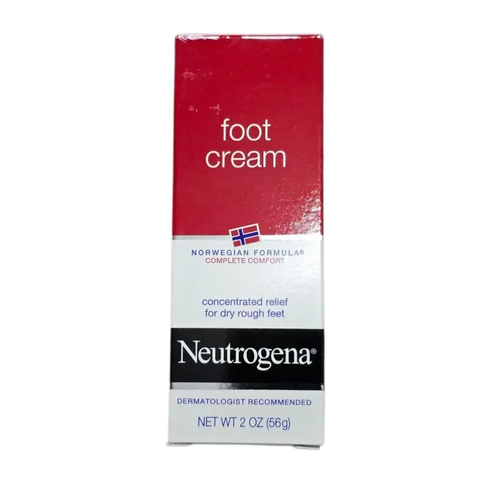 1 Neutrogena Foot Cream Norwegian Formula For Dry Rough Cracked Feet 2 Oz RARE